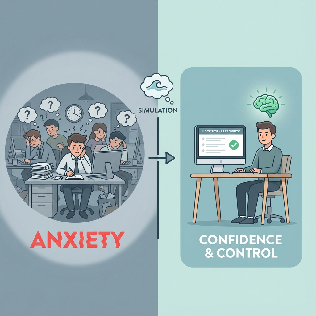 Exam Simulation vs Stress